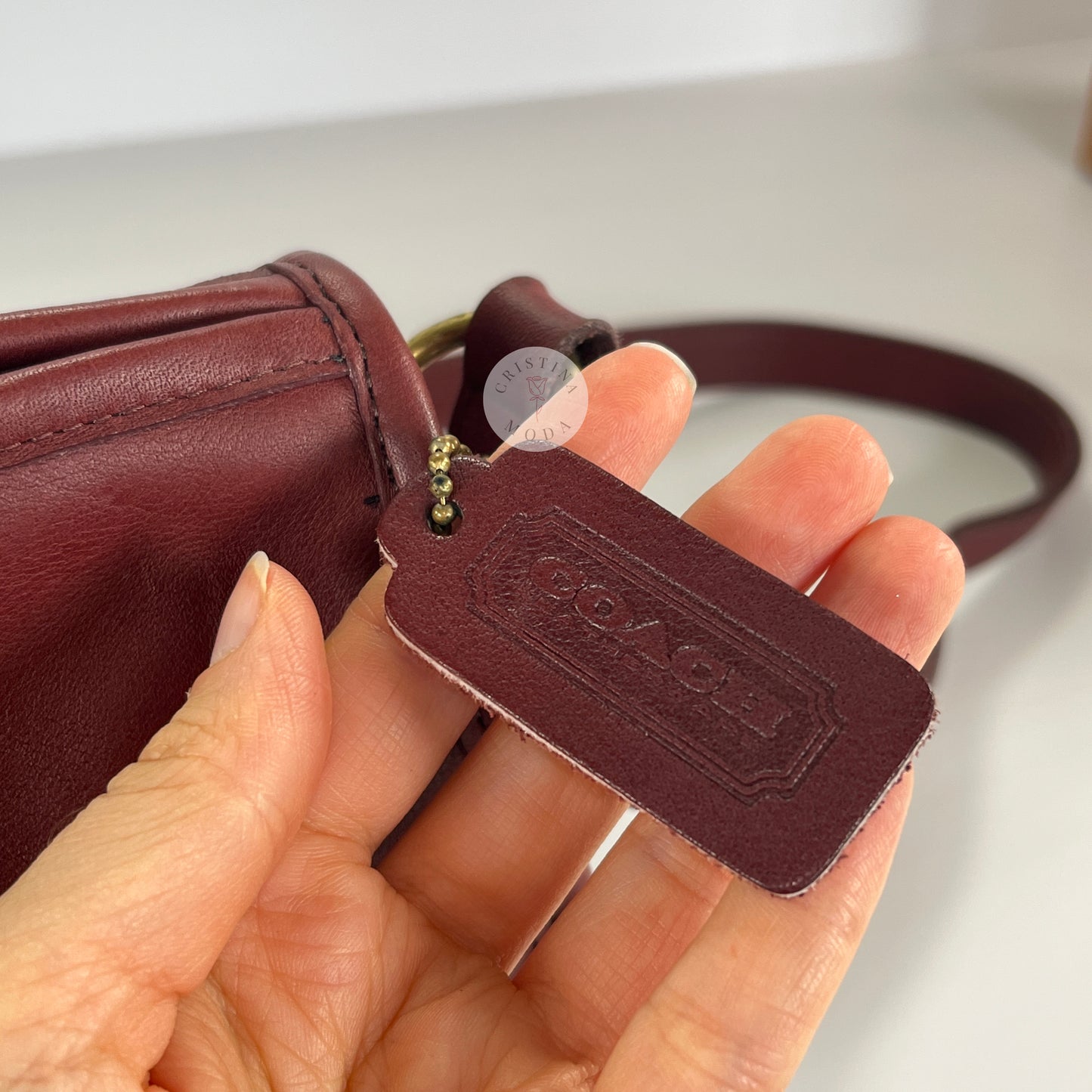 Vintage Coach Austin Bag 9909 Bordeaux USA 1990's