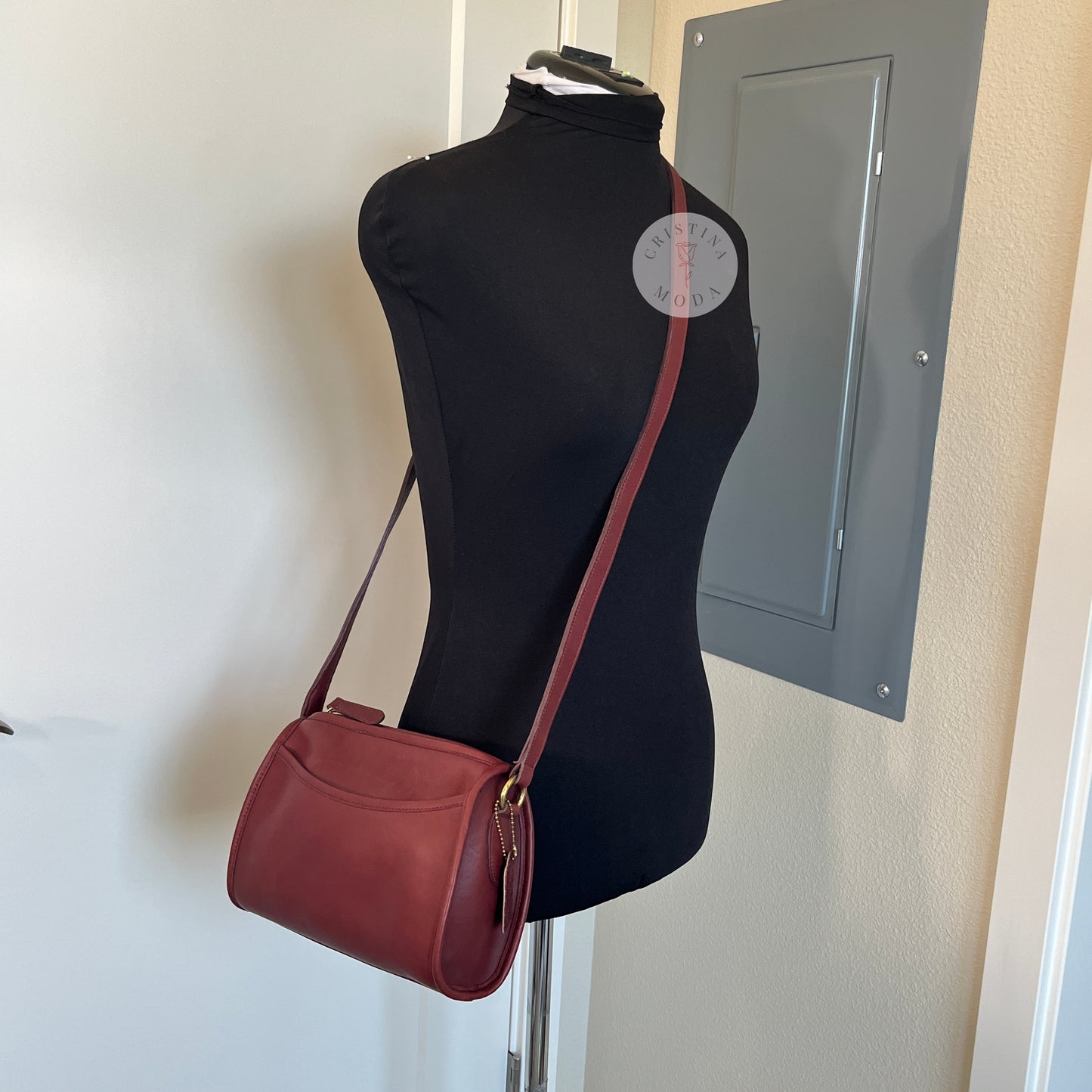 Vintage Coach Austin Bag 9909 Bordeaux USA 1990's