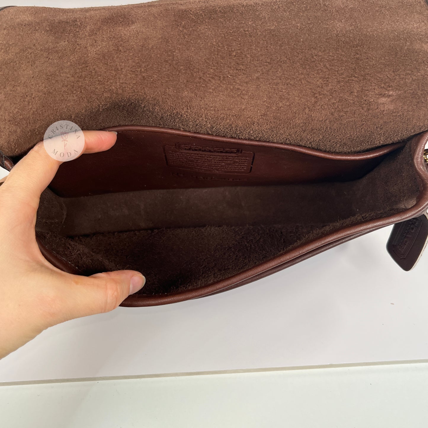 Vintage Coach Pocket Purse 9755 Brown USA