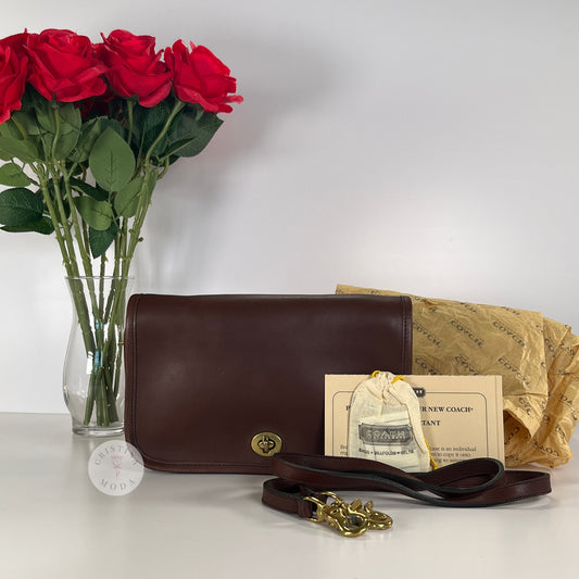 Vintage Coach Pocket Purse 9755 Brown USA