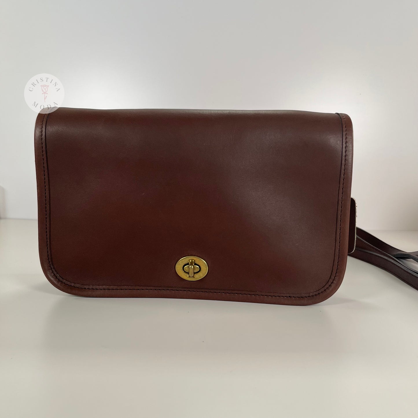 Vintage Coach Pocket Purse 9755 Brown USA