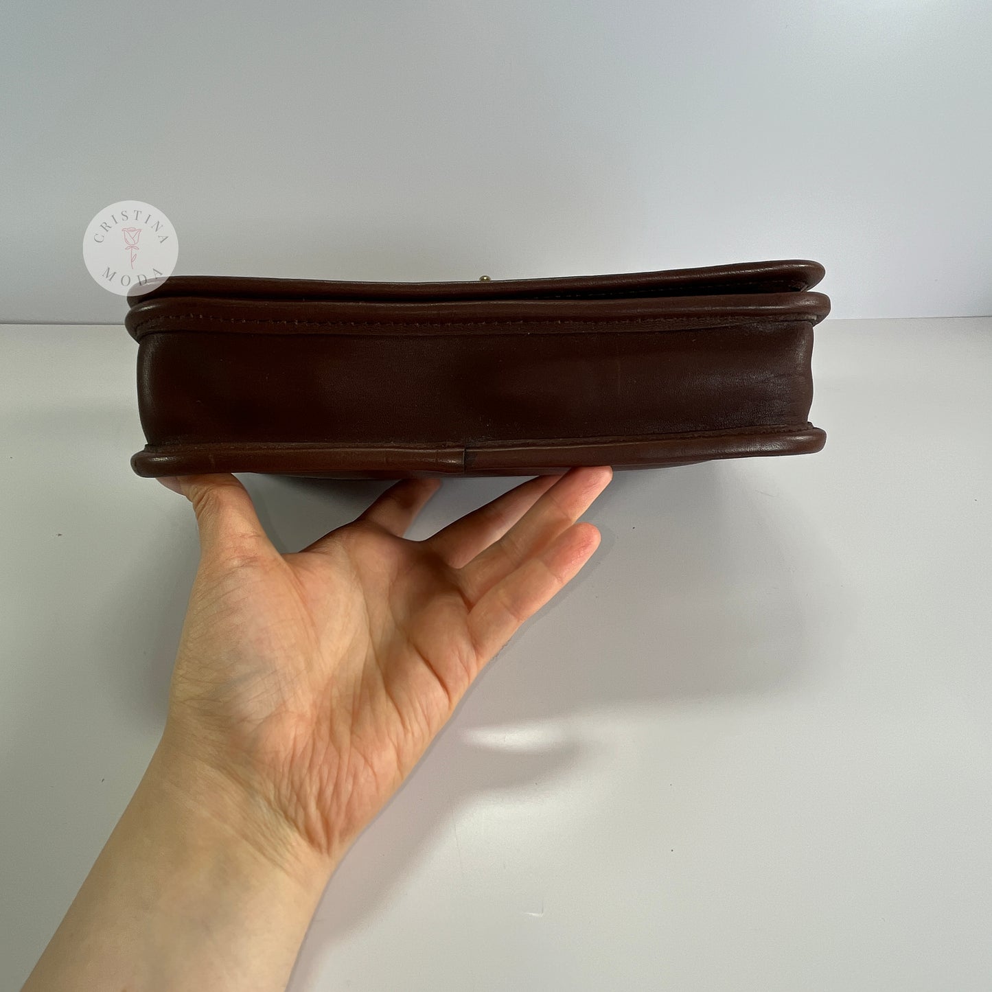 Vintage Coach Pocket Purse 9755 Brown USA