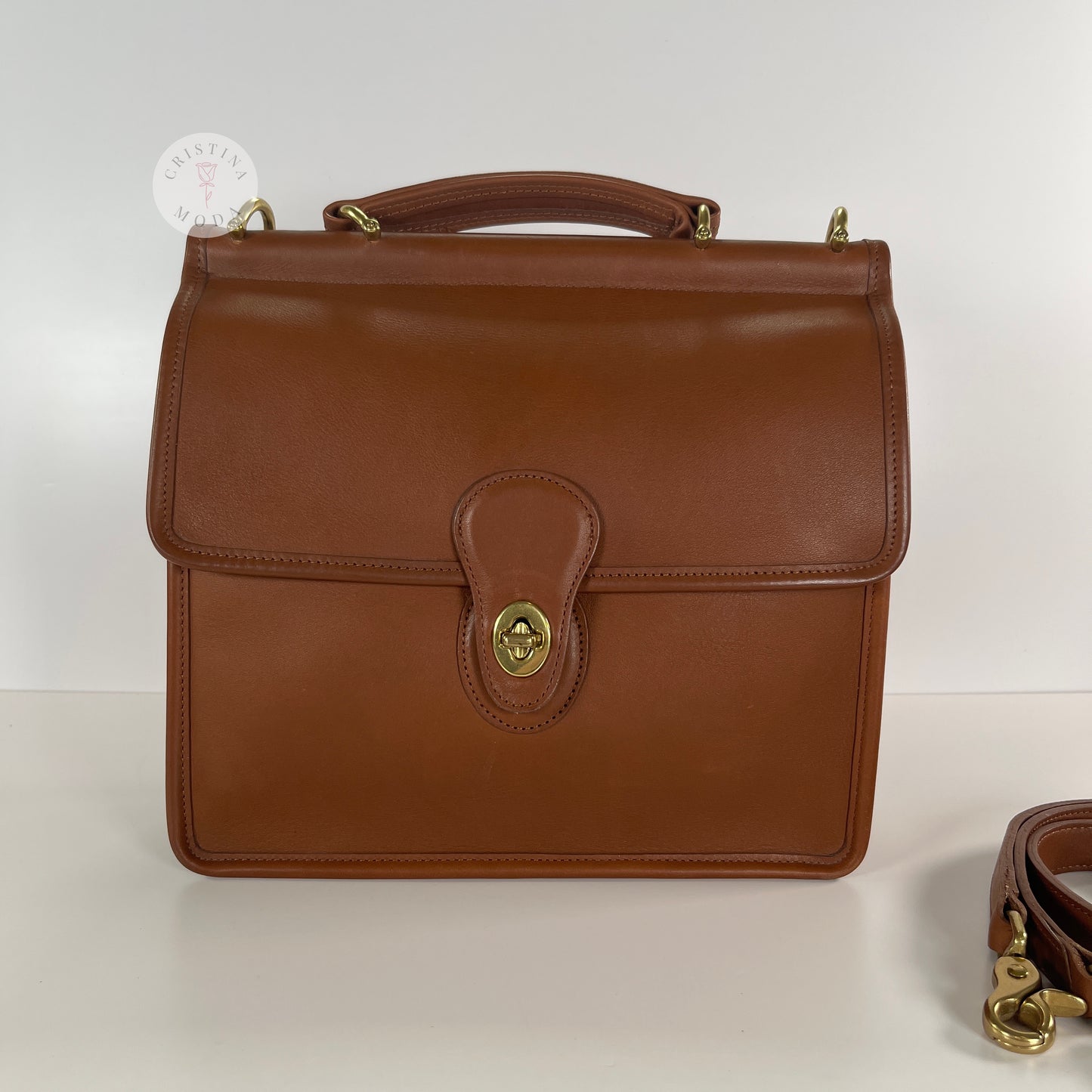 Vintage Coach Willis Bag 9927 British Tan 1997 USA