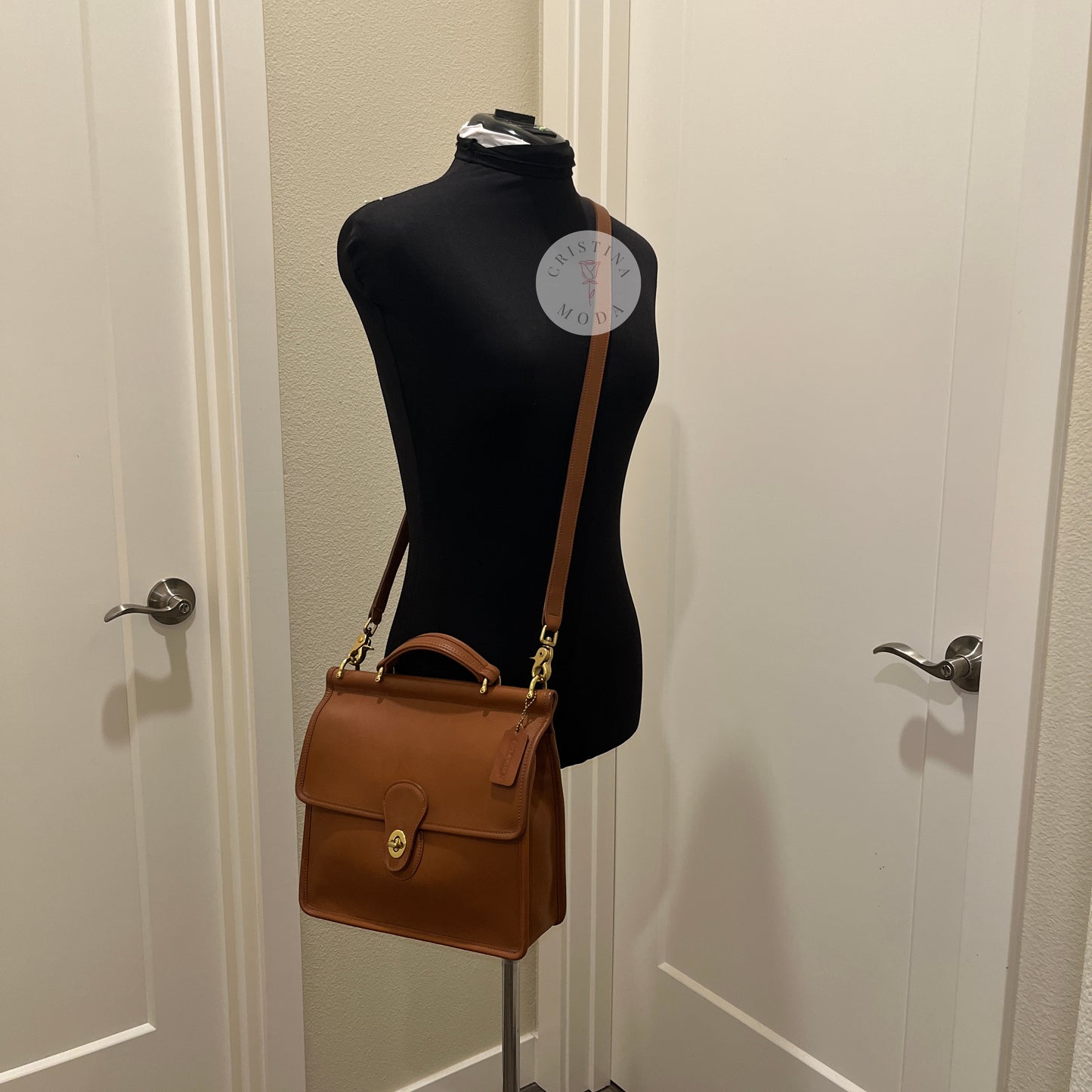 Vintage Coach Willis Bag 9927 British Tan 1997 USA