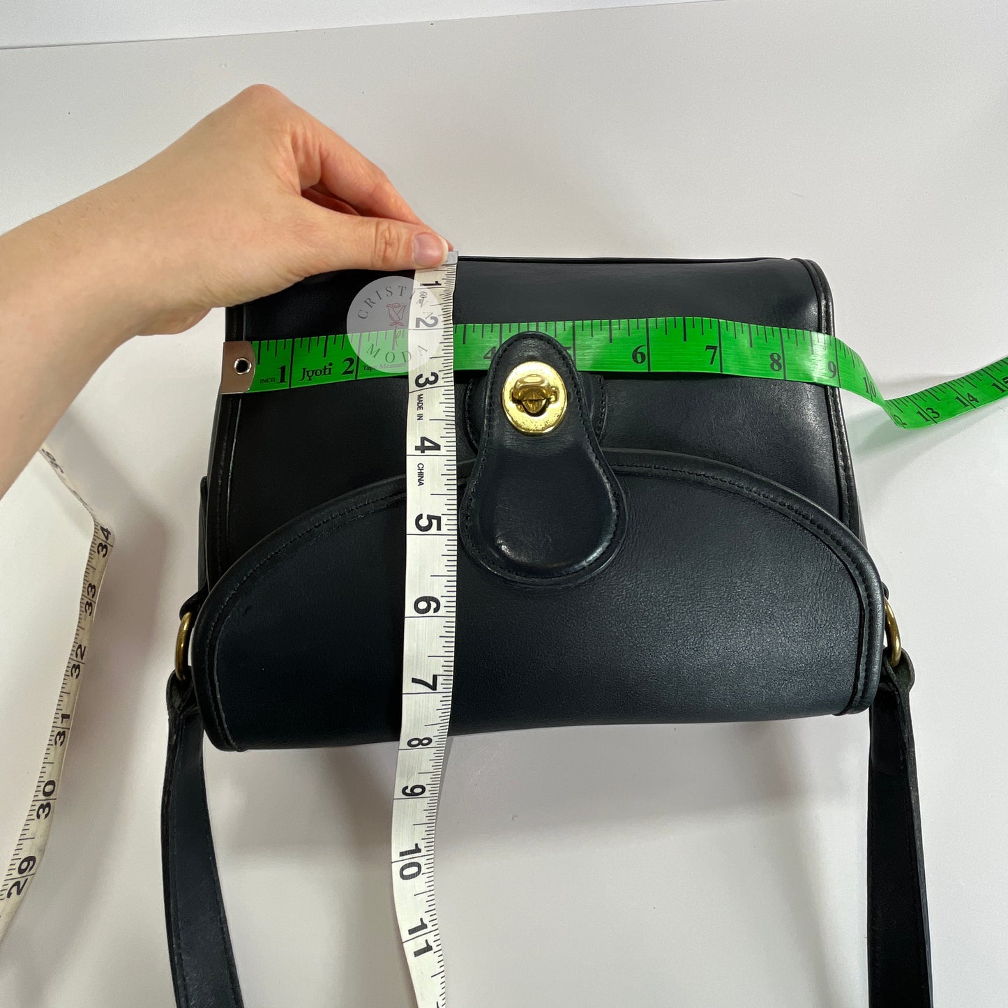 Vintage Coach Devon Bag 9908 Navy USA 1994