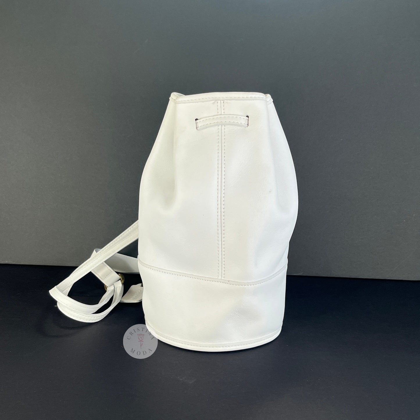 NEW Vintage Coach Bixby Sling Bag 9984 White 1996 USA