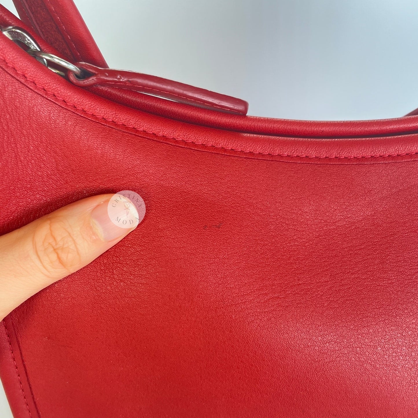 Vintage Coach Janice Legacy Bag 9950 Red 2006