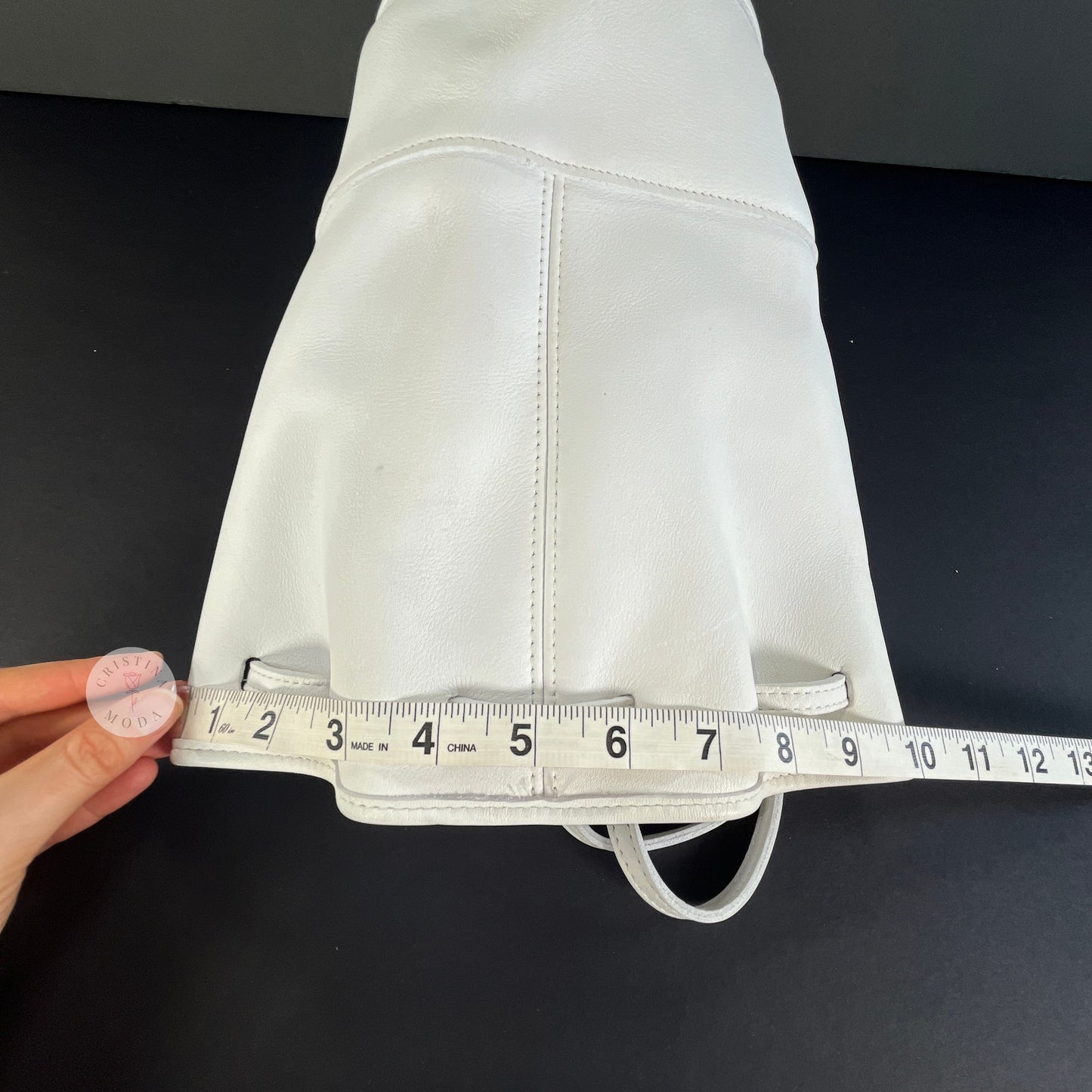 NEW Vintage Coach Bixby Sling Bag 9984 White 1996 USA