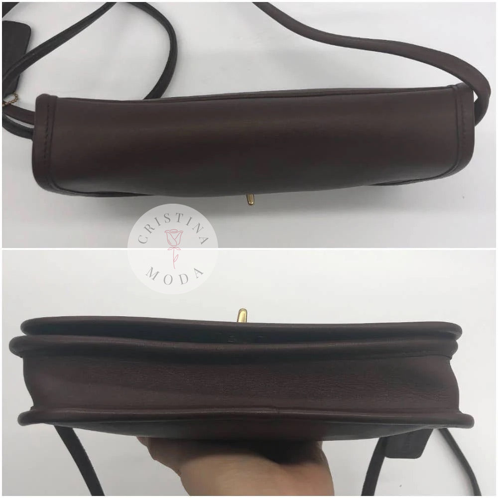 LIKE NEW Vintage Coach Dinky Bag 9375 Mahogany Costa Rica 2000