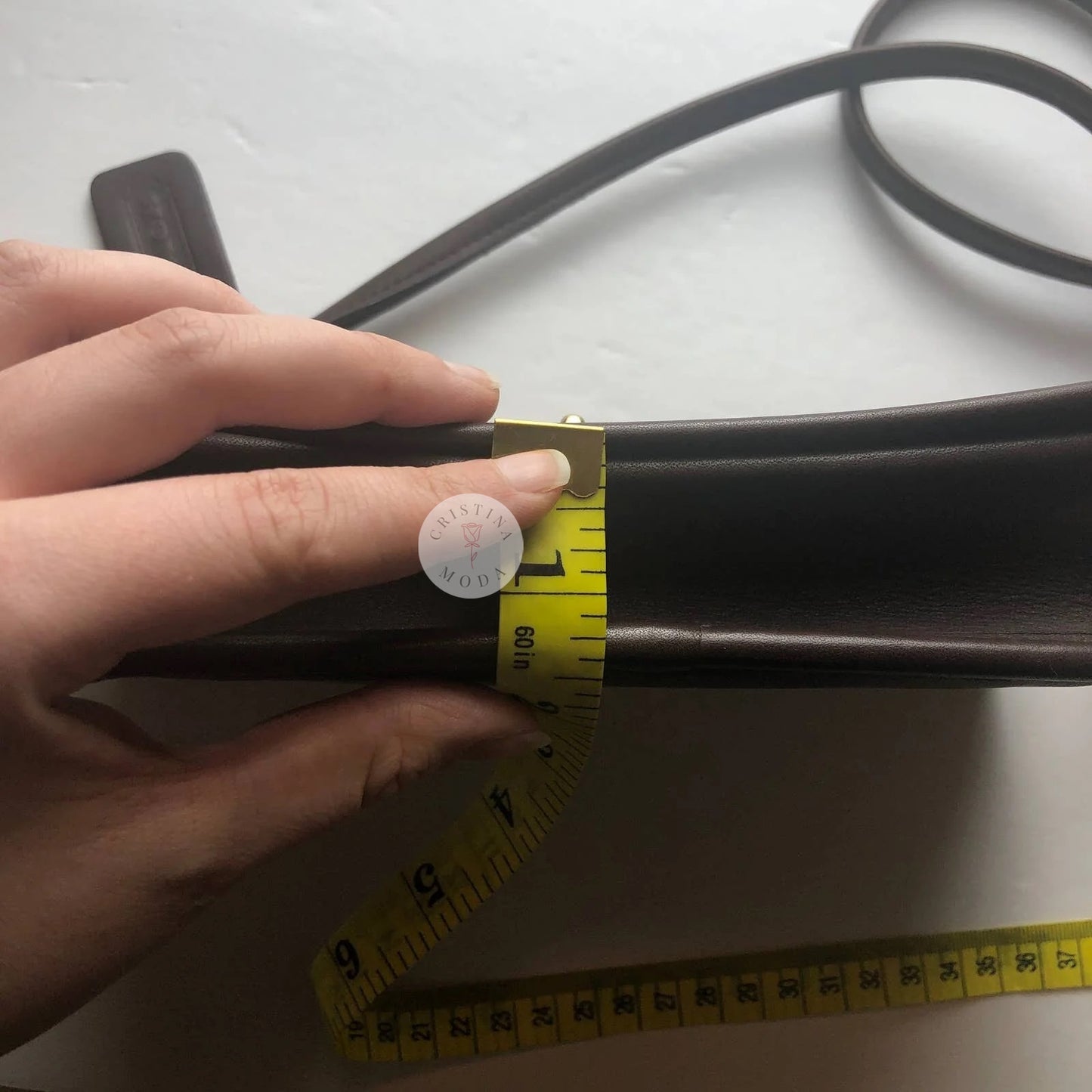 LIKE NEW Vintage Coach Dinky Bag 9375 Mahogany Costa Rica 2000