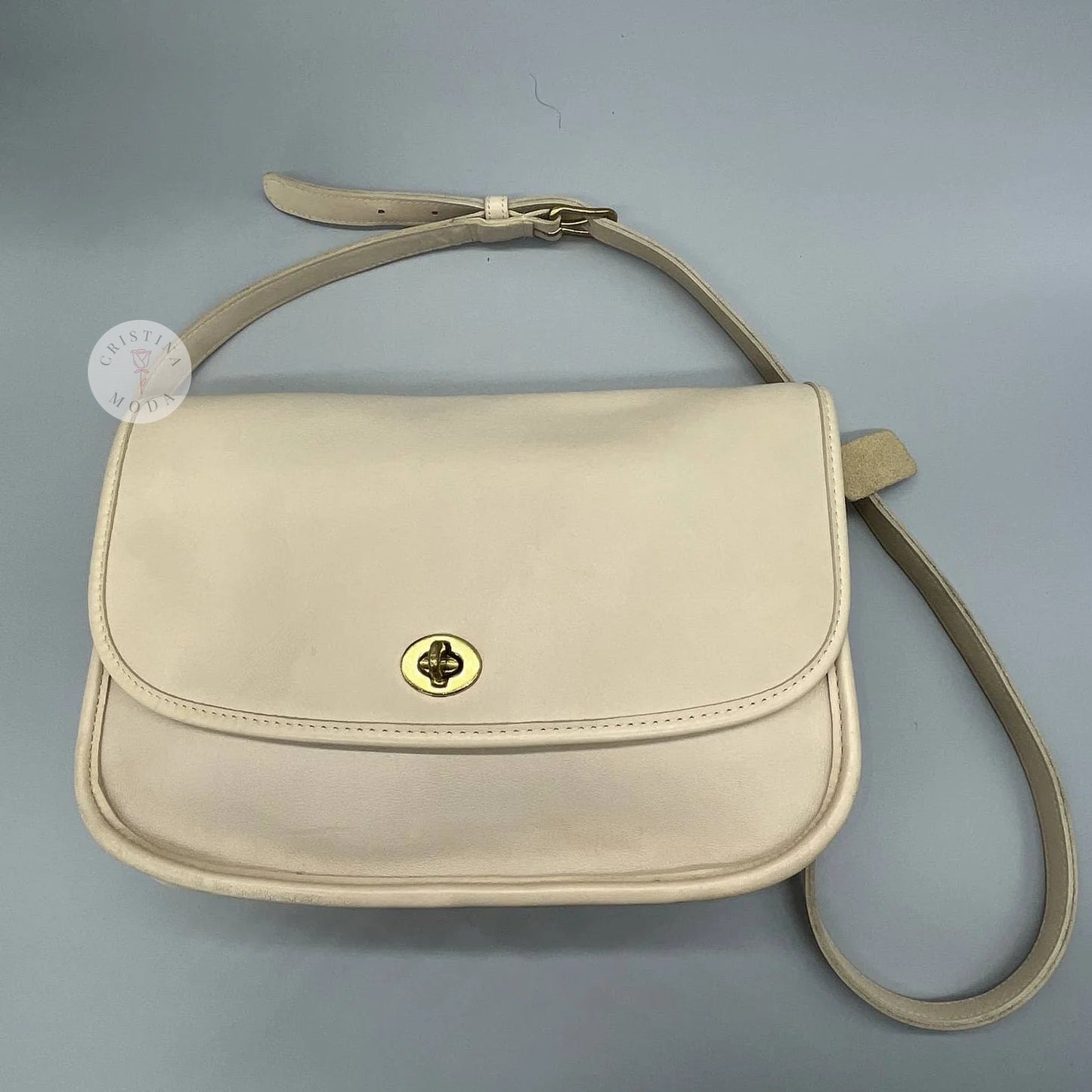 Vintage Coach City Bag 9790 Bone 1994 USA