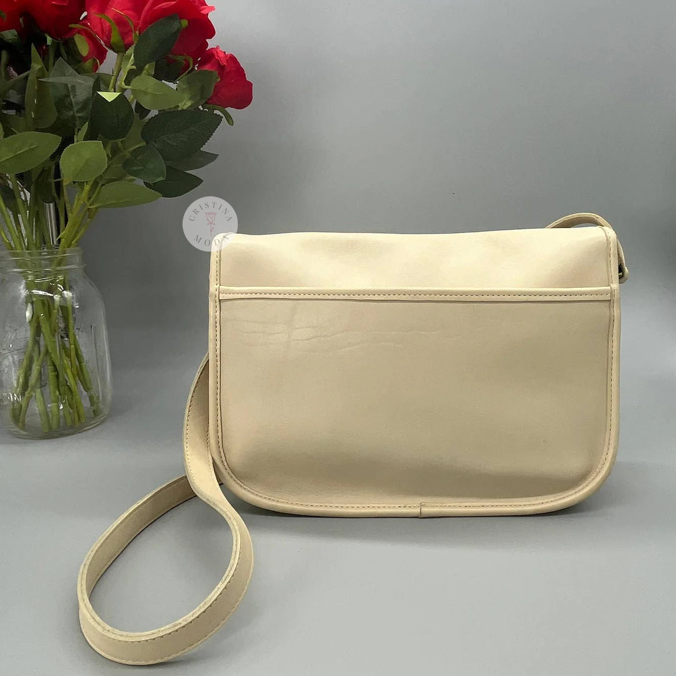 Vintage Coach City Bag 9790 Bone 1994 USA