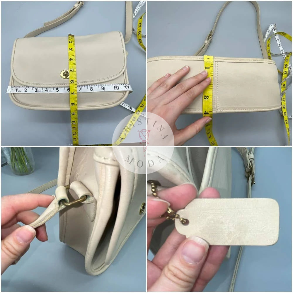 Vintage Coach City Bag 9790 Bone 1994 USA