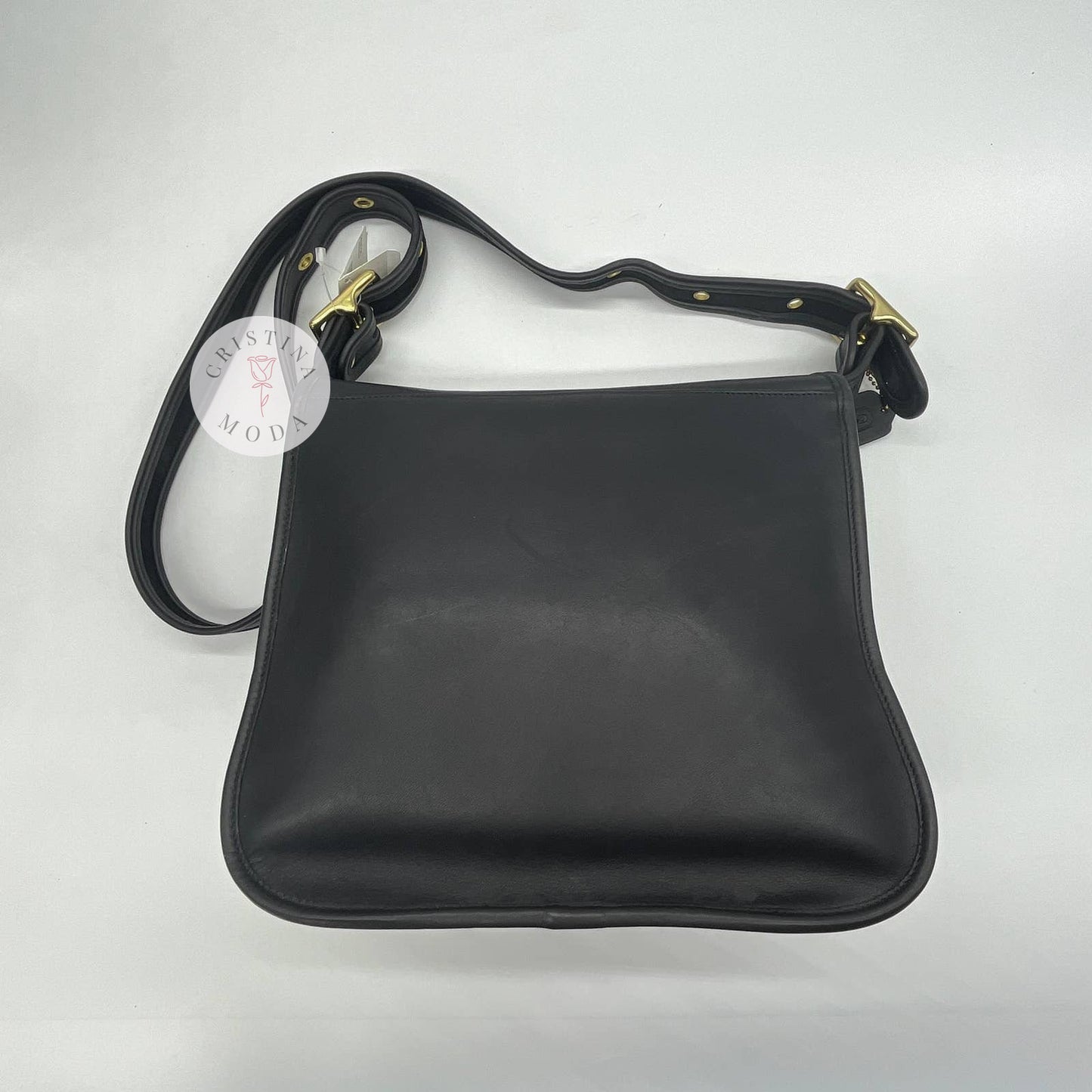 NEW Vintage Coach Stewardess Bag 9525 Black 2000 Costa Rica
