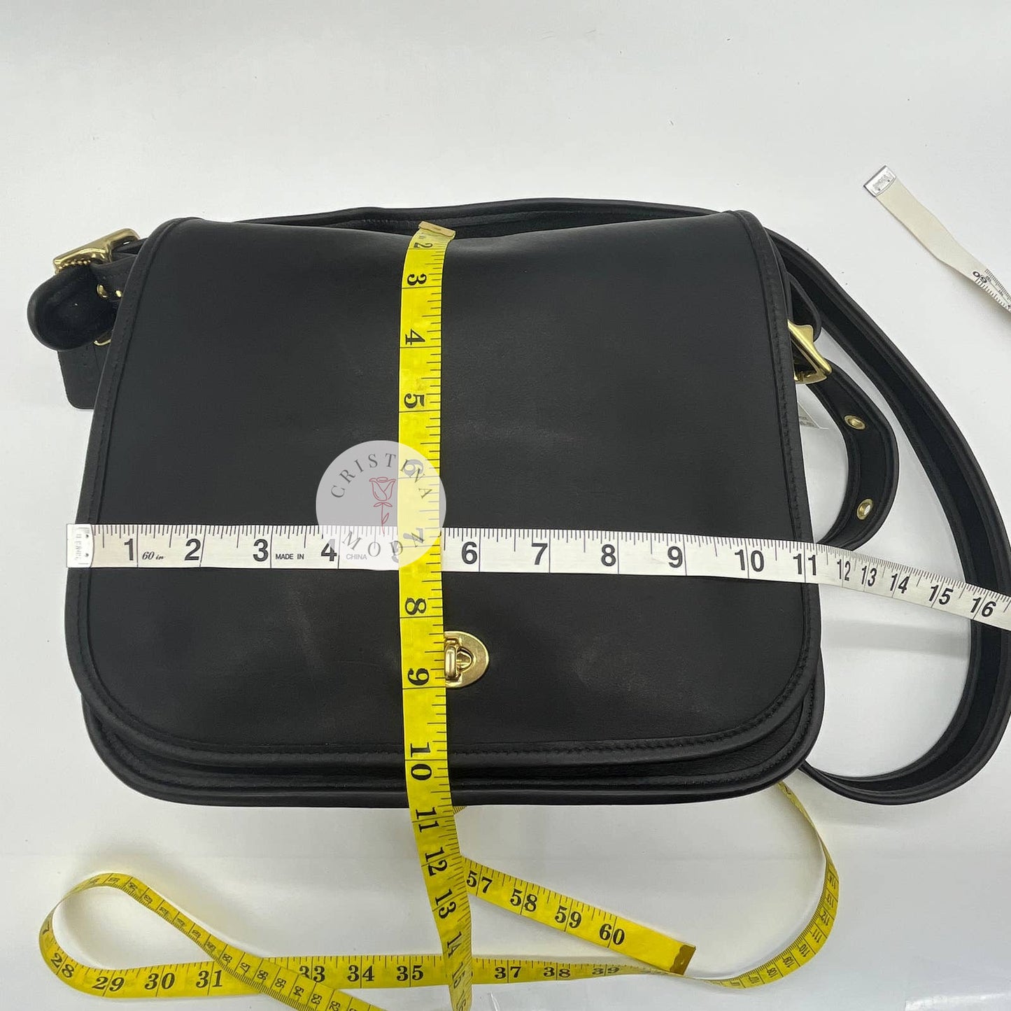 NEW Vintage Coach Stewardess Bag 9525 Black 2000 Costa Rica