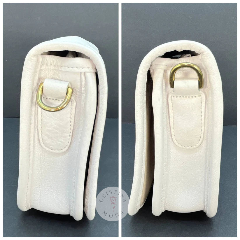 Vintage Coach Pocket Purse 9755 White USA 1995