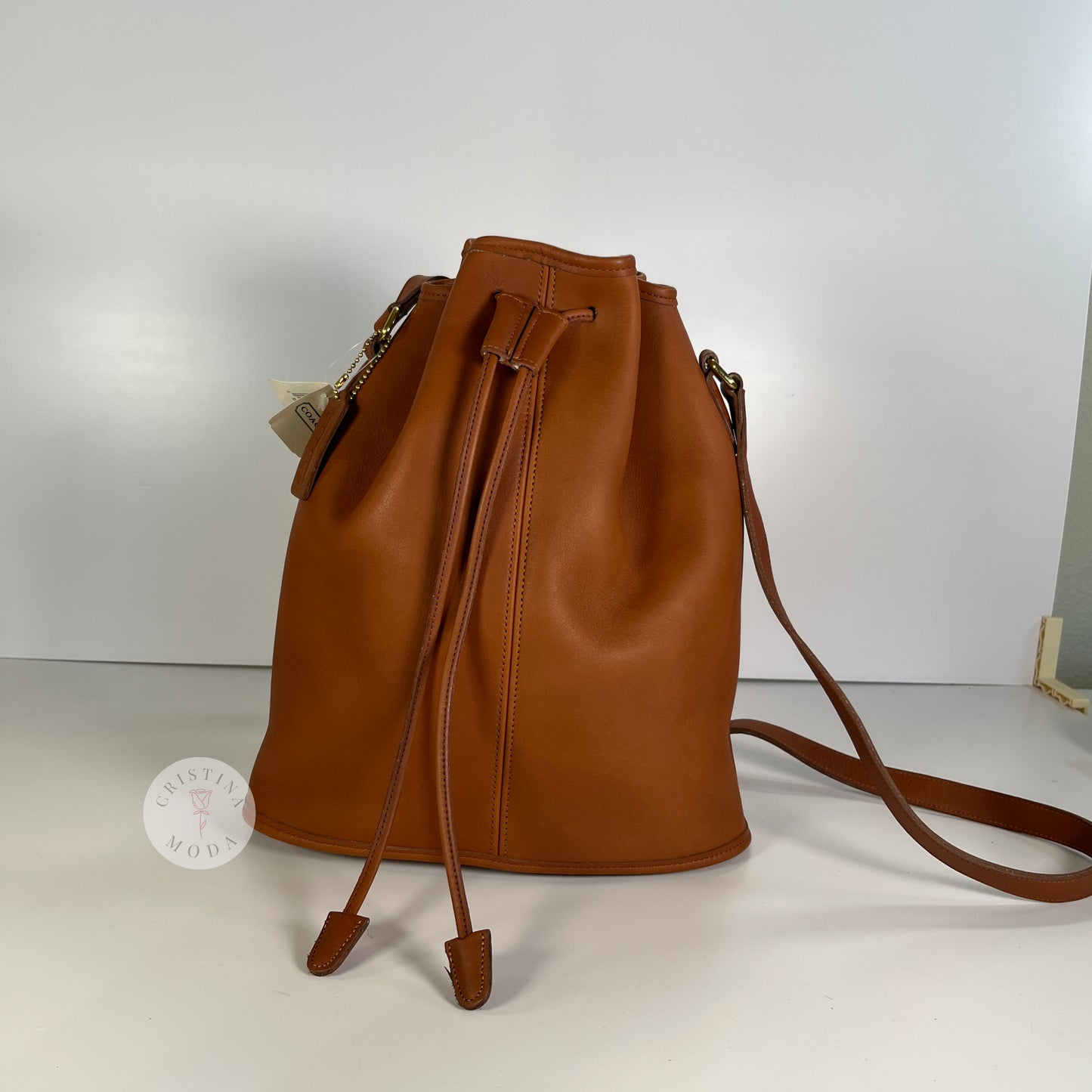 Photo of front of Nicholas Drawstring Bag 