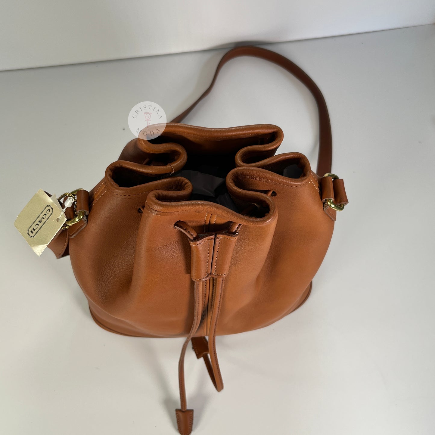 Photo of top of Nicholas Drawstring Bag 