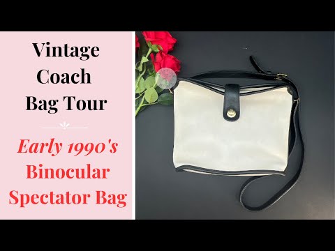 Vintage Coach shops Binocular Spectator bag