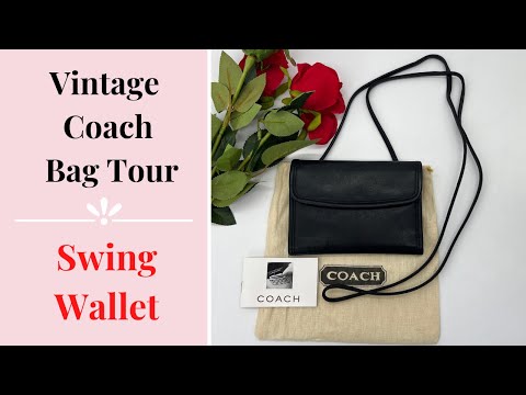 Vintage Coach Swing Wallet 4843 Black – Cristina Moda Vintage
