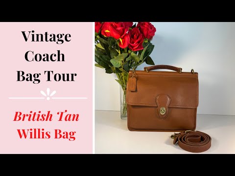 Vintage Coach Willis Shoulder Bag Brown 9927 United selling States