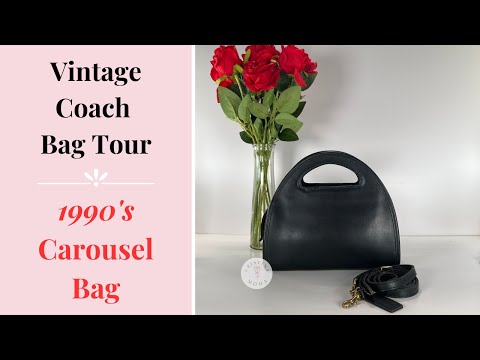 Vintage Coach Carousel Bag 9942 Black USA 1994 – Cristina Moda Vintage