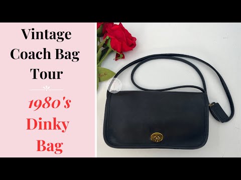 Vintage Coach Dinky Bag 9375 NYC Navy 1980s – Cristina Moda Vintage