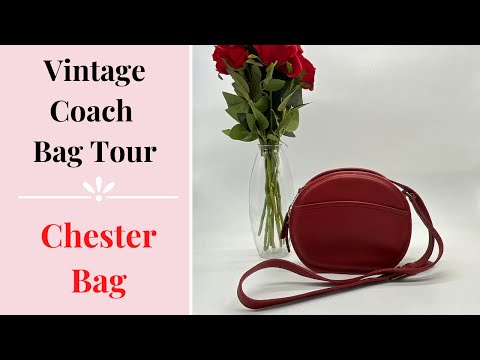 Vintage Coach Chester Bag #9901 USA 2024 Red