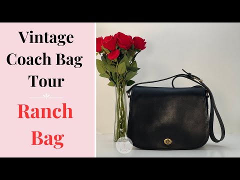 Vintage Coach Ranch Bag 9852 Black 1990's USA – Cristina Moda Vintage