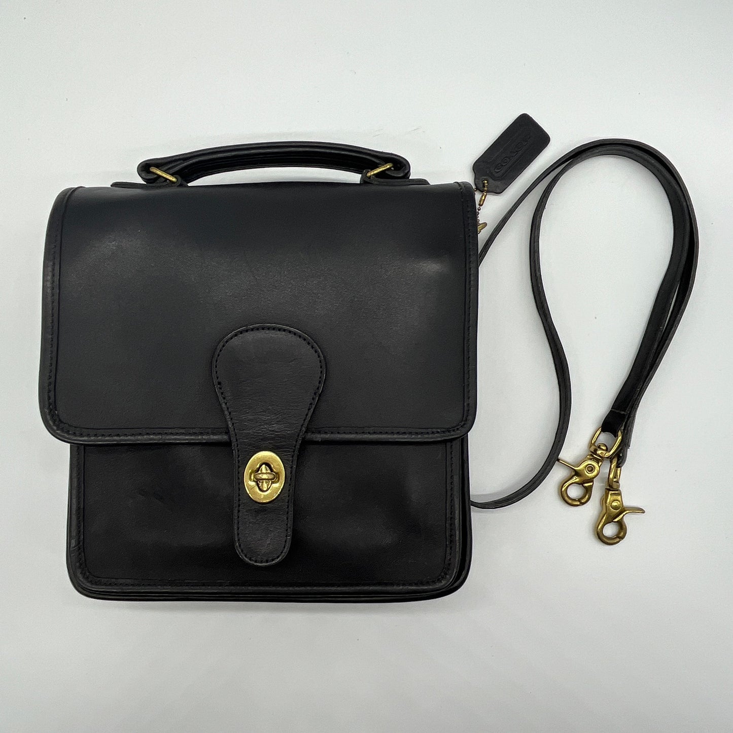 Vintage Coach Station Bag 5130 Black USA