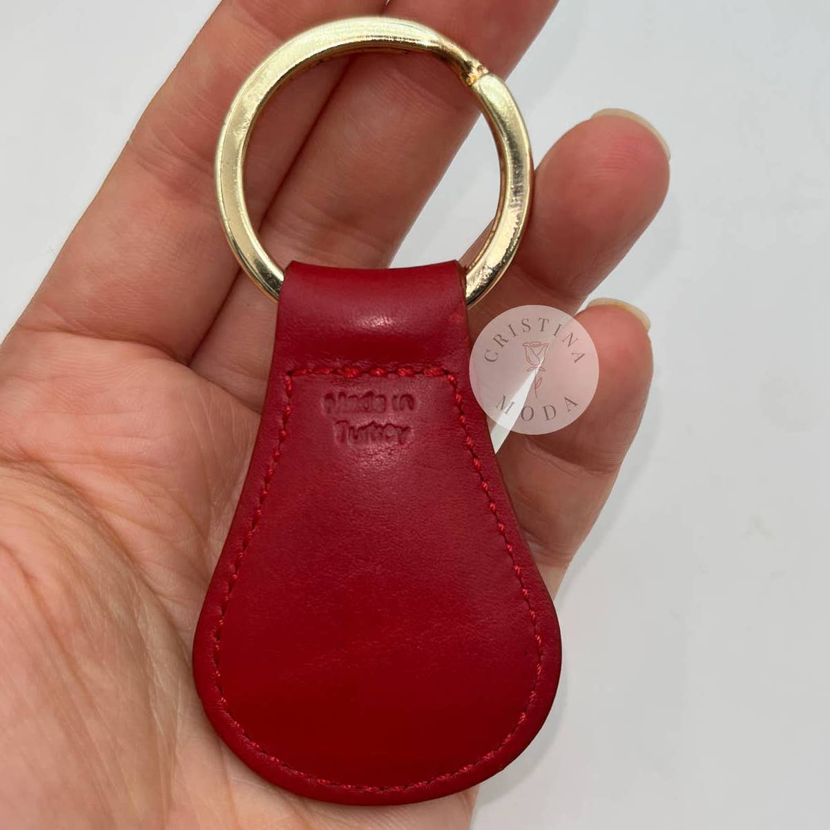 LIKE NEW Vintage Coach Classic Key Fob 7210 Red