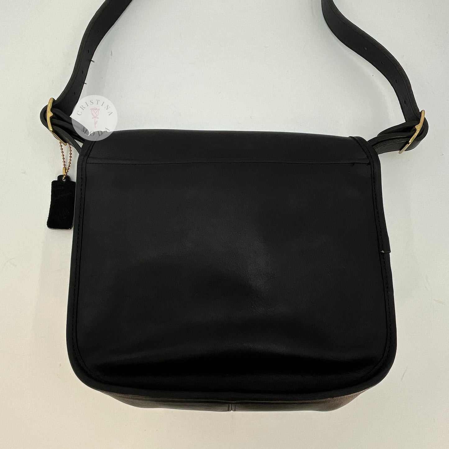 Vintage Coach Classic Pouch 9170 Black NYC 1980's