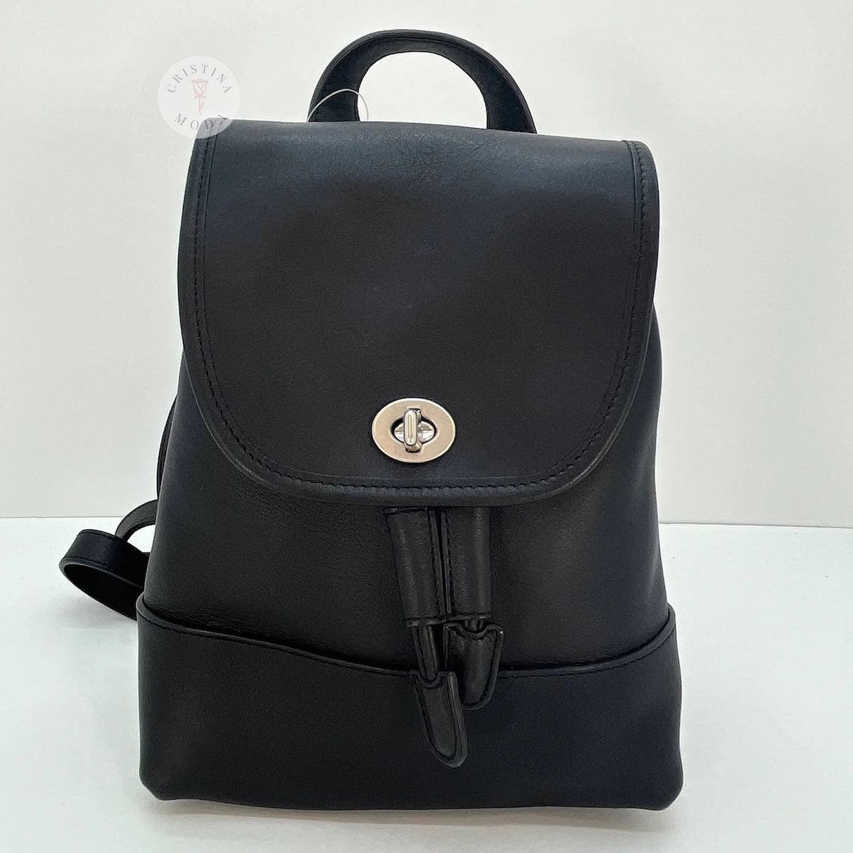 NEW Vintage Coach Daypack Backpack 9960 Black Nickel Hardware 2006 India