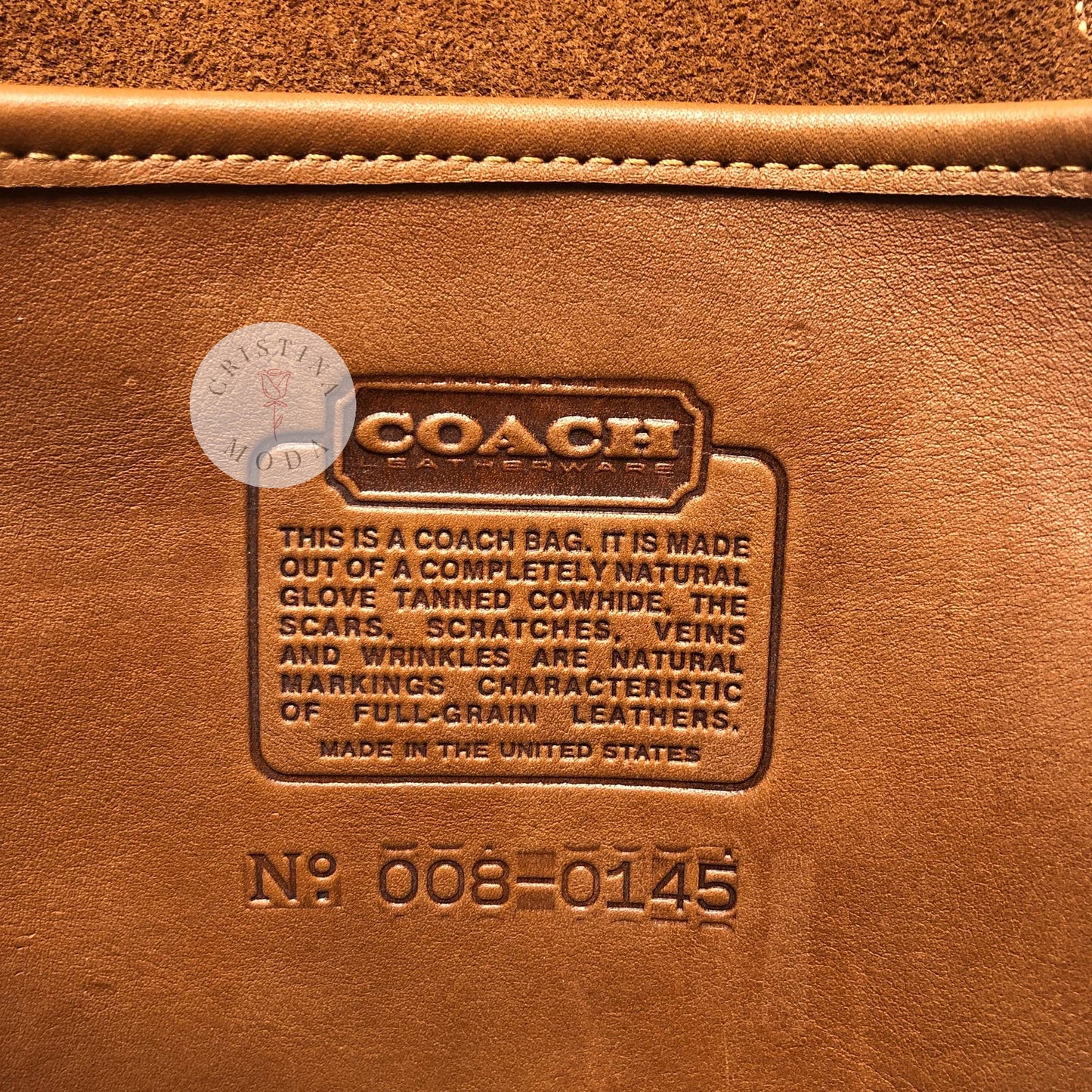 LIKE NEW Vintage Coach Shoulder Pouch Large Station Bag 5130 British Tan USA