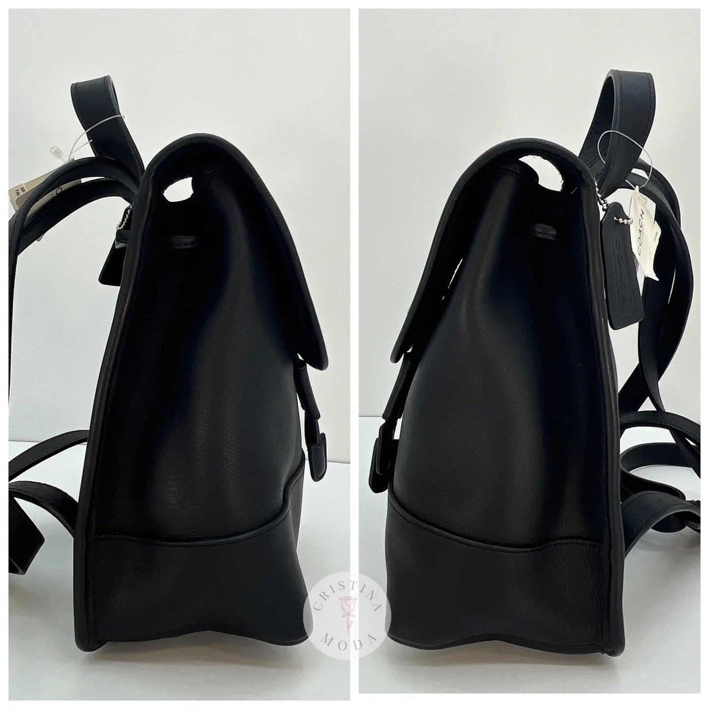 NEW Vintage Coach Daypack Backpack 9960 Black Nickel Hardware 2006 India