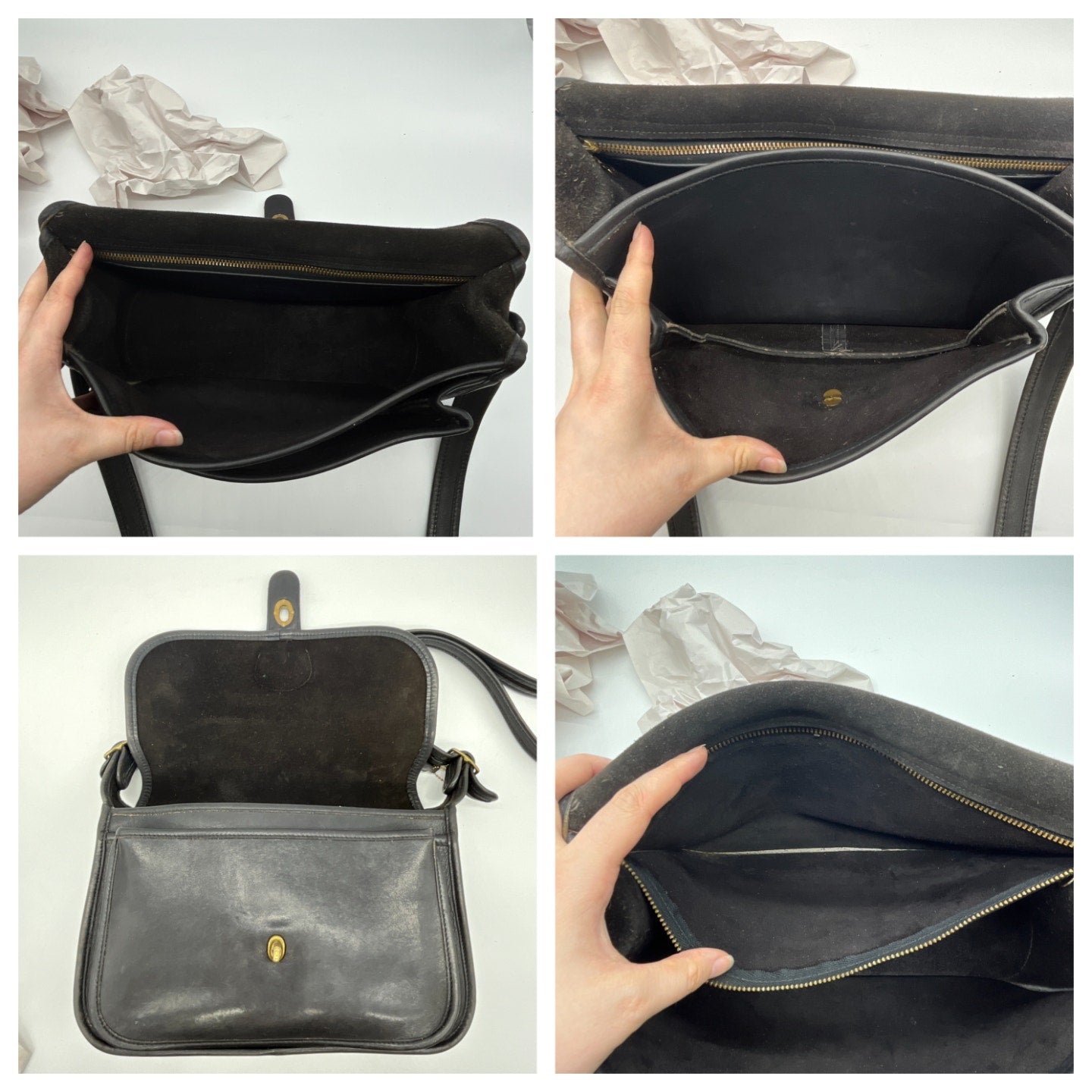 Vintage Coach Original Rambler Bag 9735 Black USA