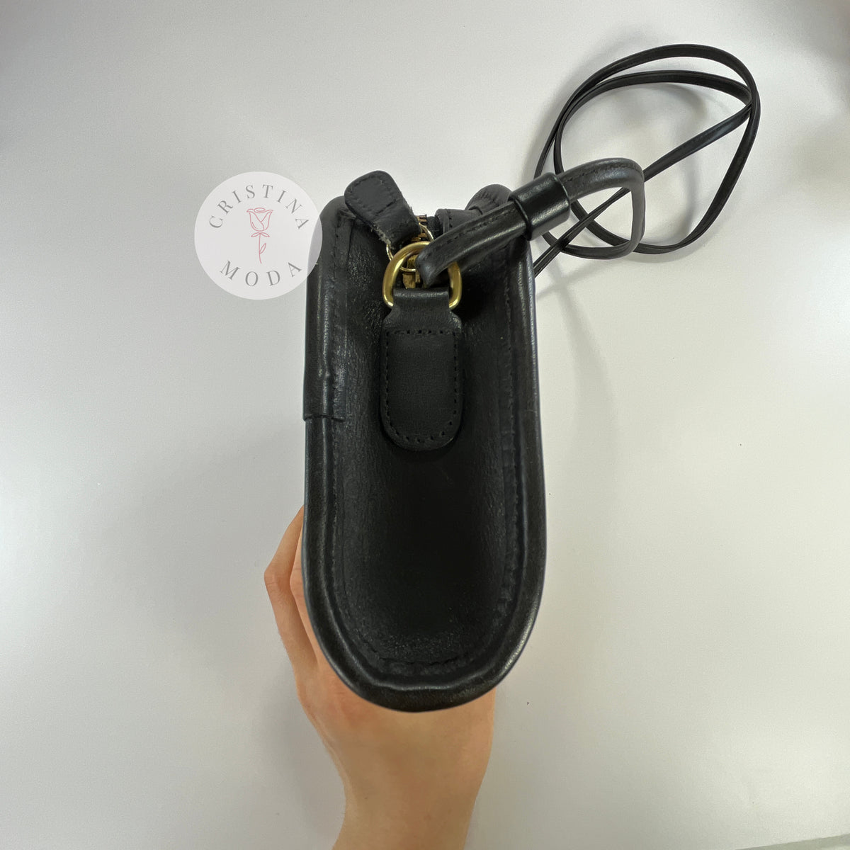 Vintage Coach Abbie Zip Bag 9017 Black 1998 USA