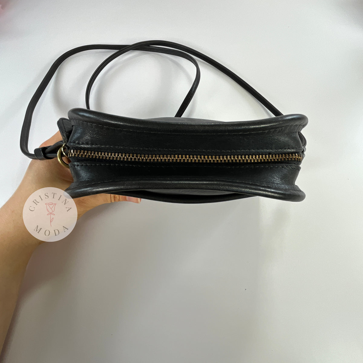 Vintage Coach Abbie Zip Bag 9017 Black 1998 USA