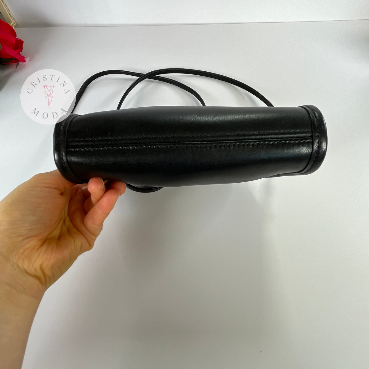 Vintage Coach Abbie Zip Bag 9017 Black 1998 USA