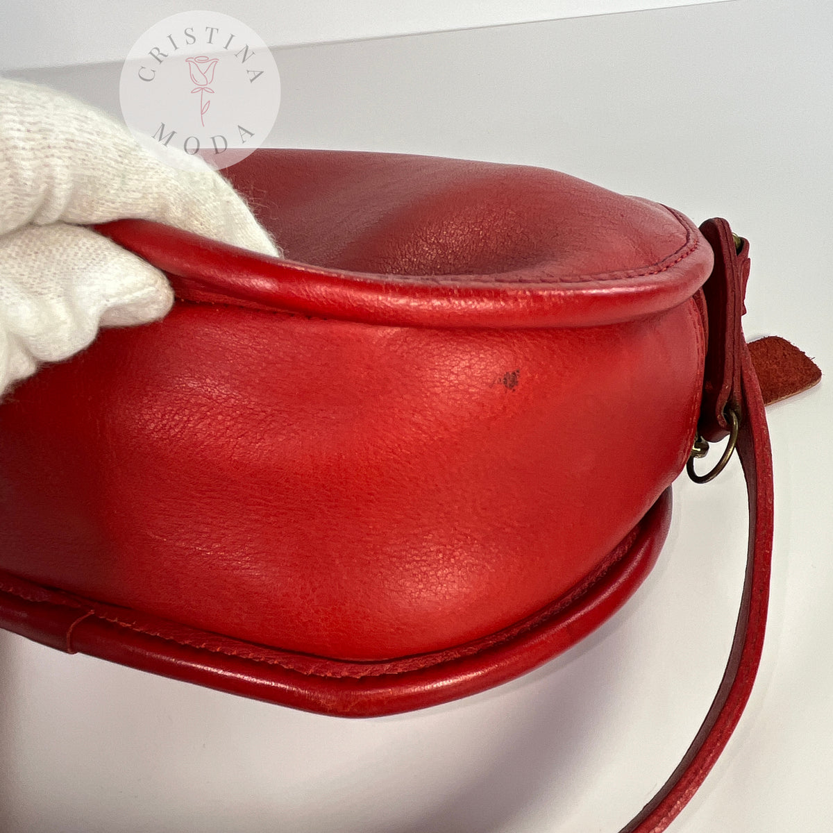 Vintage Coach Chester Bag 9901 USA Red