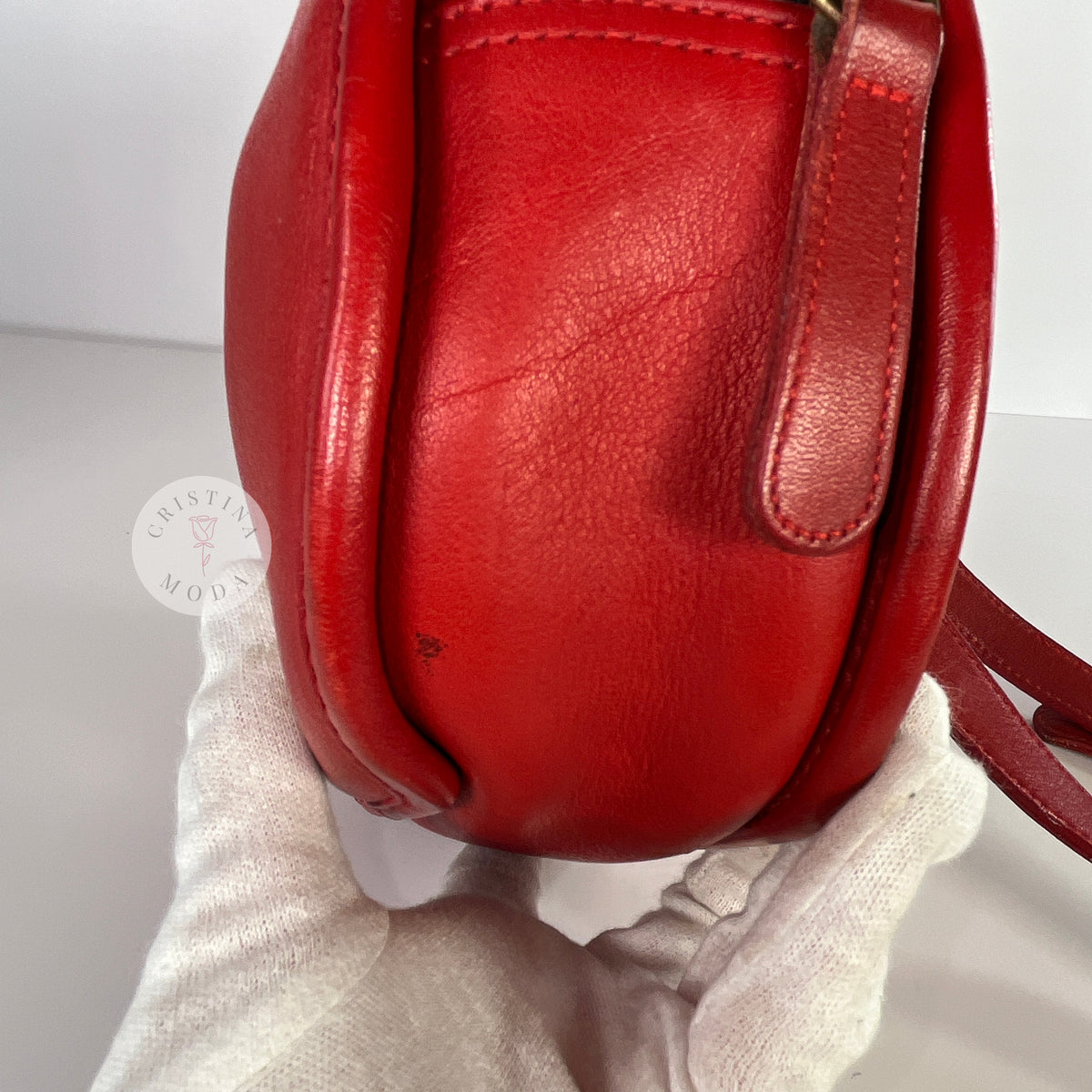 Vintage Coach Chester Bag 9901 USA Red