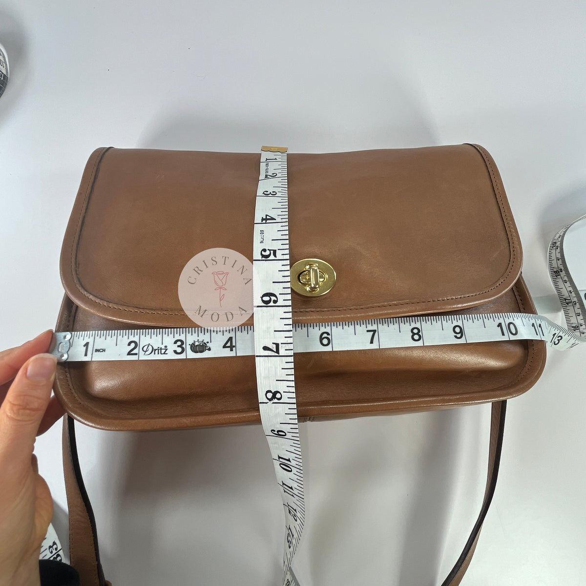 Vintage Coach City Bag 9790 Hand Burnished Leather 2003