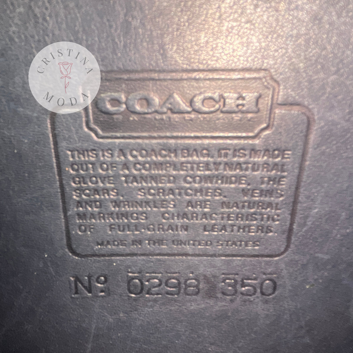 Vintage Coach Lindsay Bag 9888 Navy USA