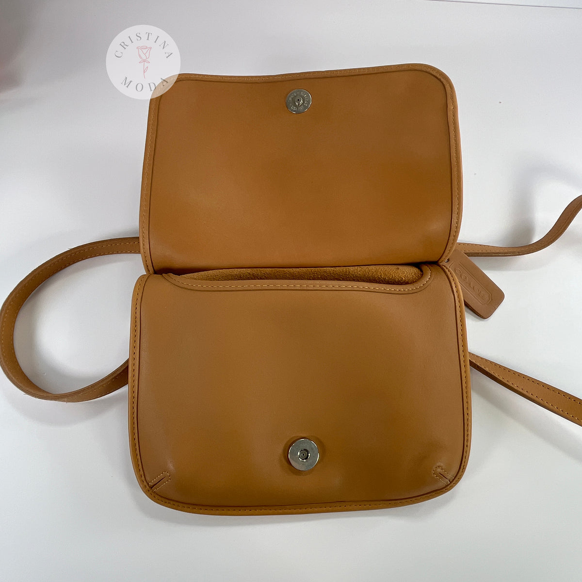 Vintage Coach Mini Hippie Bag 9142 Camel 1999