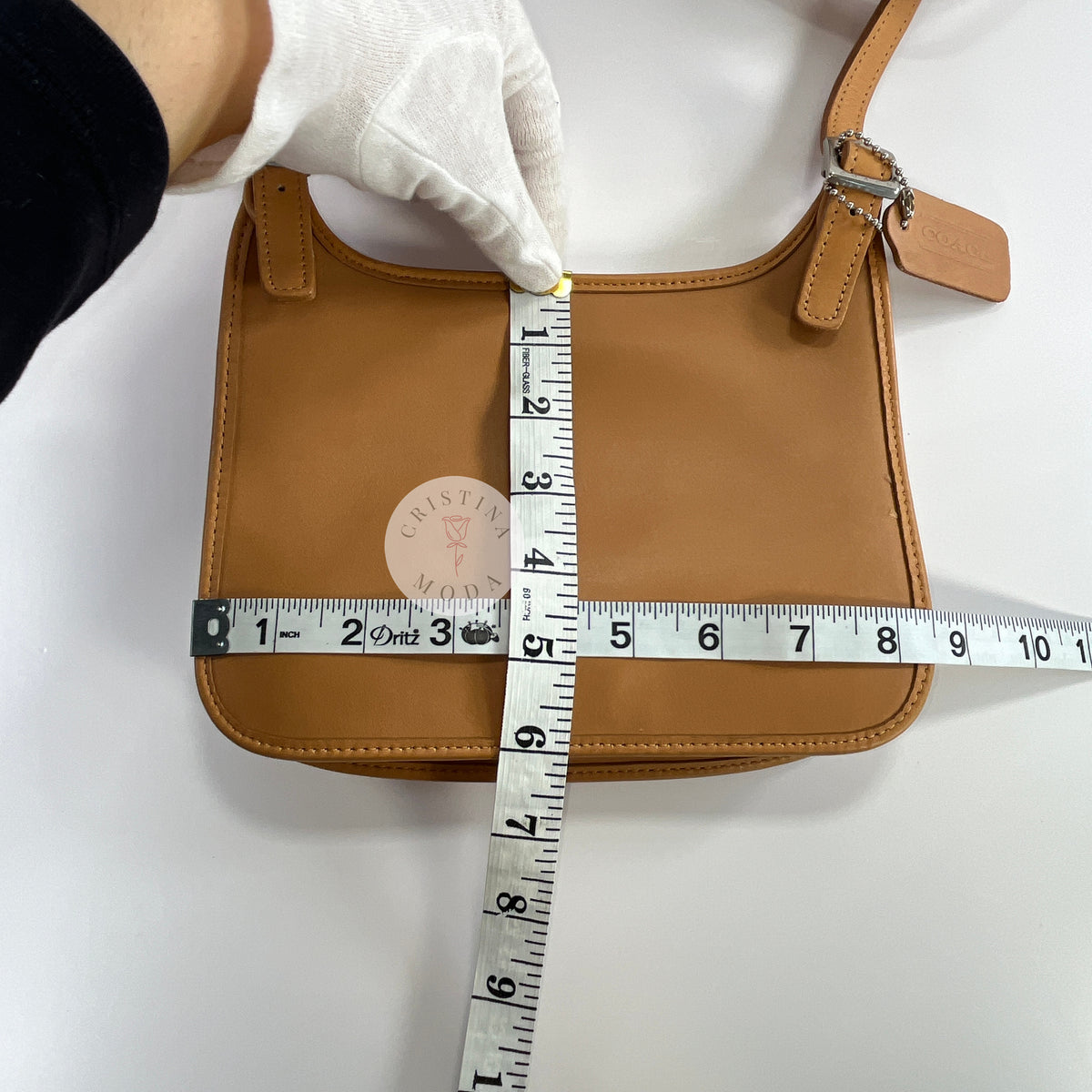Vintage Coach Mini Hippie Bag 9142 Camel 1999