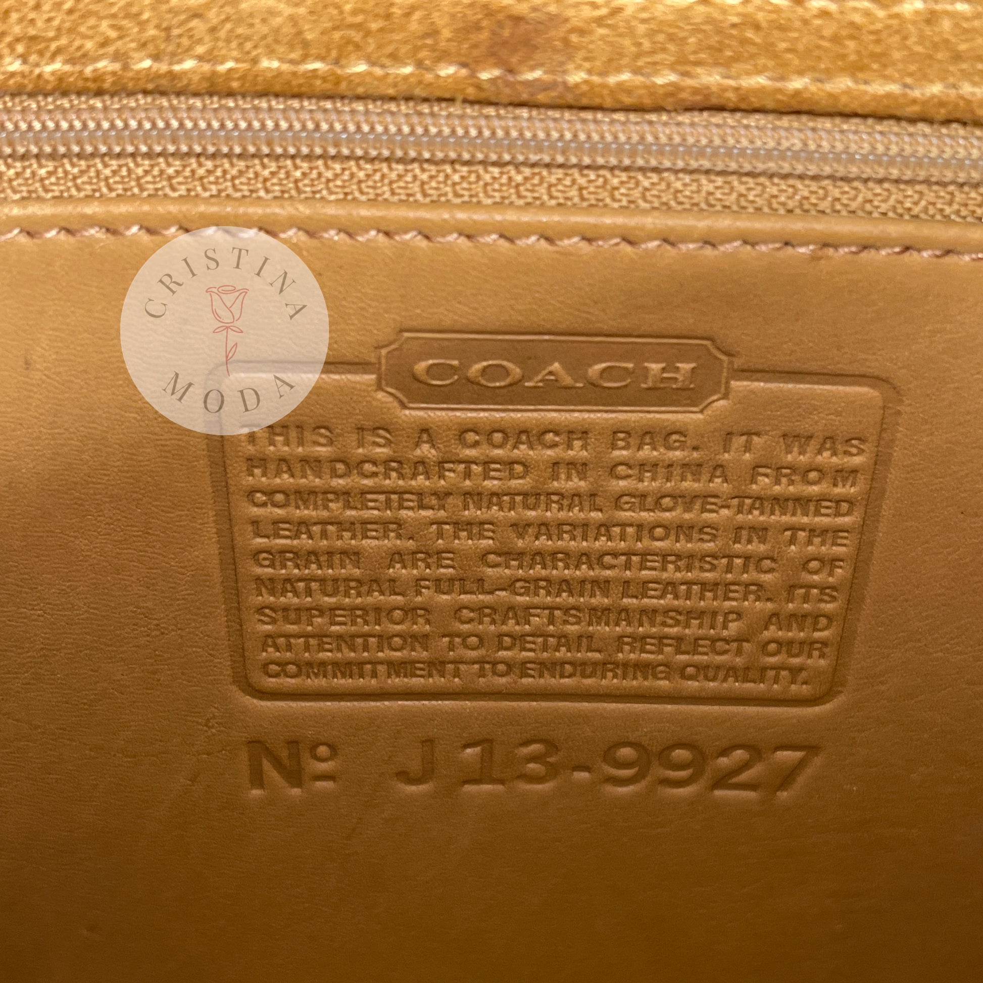 photo showing the Coach creed