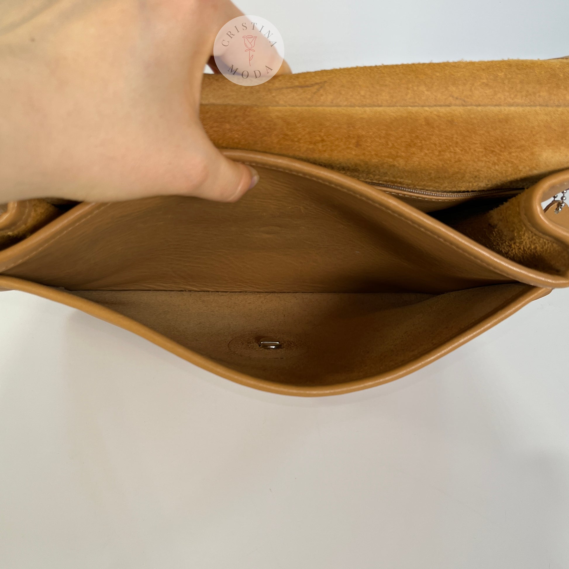 image of inside of the front pocket