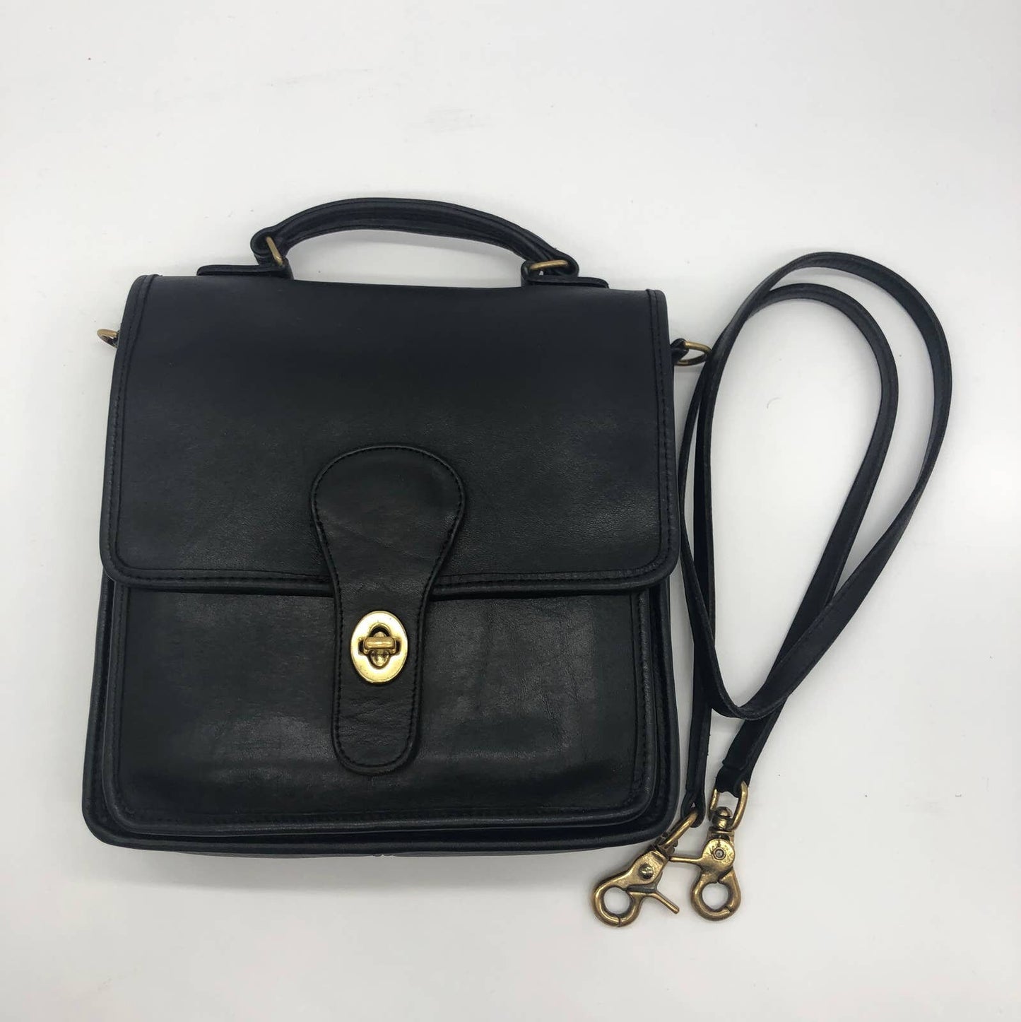 Vintage Coach Station Bag 5130 Black USA