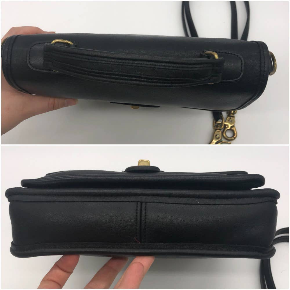 Vintage Coach Station Bag 5130 Black USA