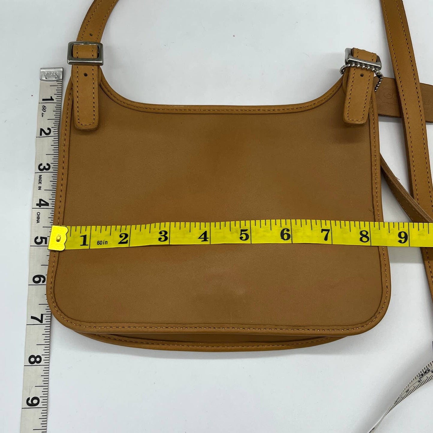 Vintage Coach Mini Hippie Bag 9142 Camel 1999